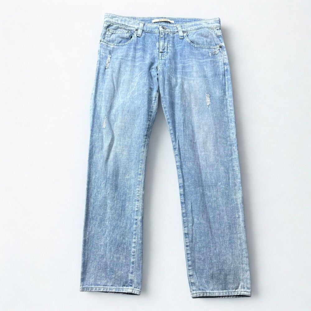 Big Star Jeans Women 27 Mid Rise Straight Leg Light Wash Stretch Denim